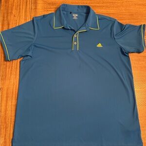 Adidas Men's Blue Polo Golf Shirt NWOT